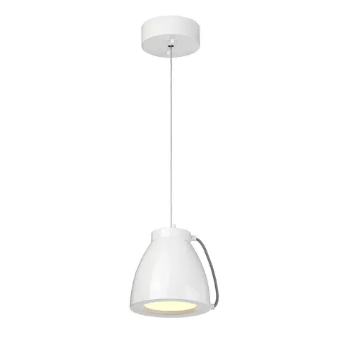 Lampa wisząca Europa EUROPA-P-A Elstead Lighting 1x18W LED Stal Biały