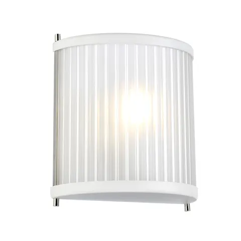 Lampa ścienna Corona DL-CORONA1-WPN Elstead Lighting 1x60W E27 Stal Biały
