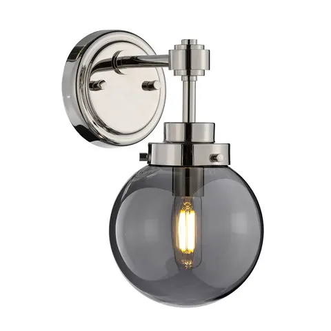 Lampa ścienna Kula KULA1 Elstead Lighting 1x8W LED E14 Stal Srebrny