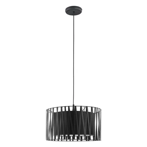 Lampa wisząca HARMONY 1654 TK Lighting 1xE27 Metal Czarny