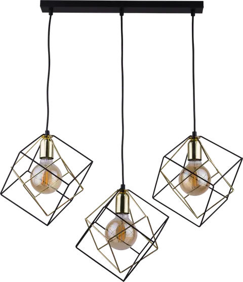 Lampa wisząca ALAMBRE 2699 TK Lighting 3xE27 Metal Czarny