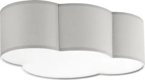 Lampa sufitowa Plafon CLOUD 3144 TK Lighting 2x60W E27 Szary Metal