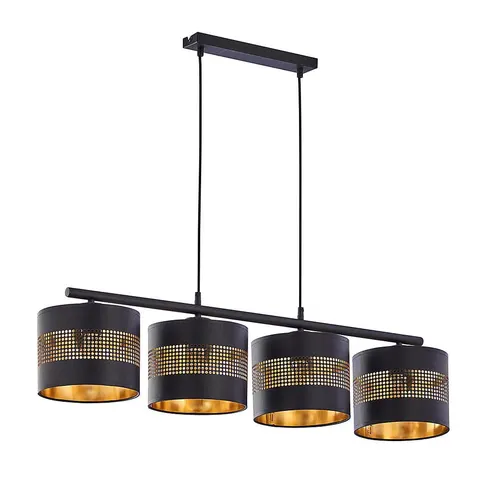 Lampa wisząca TAGO 3213 TK Lighting 4xE27 Metal Czarny