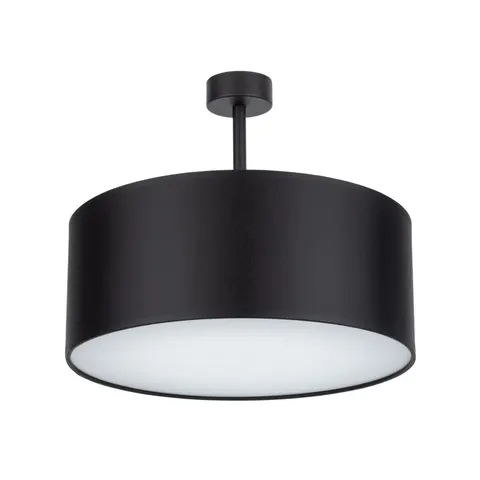 Elegancka lampa sufitowa czarna do salonu, sypialni Ø40cm RONDO BLACK 4xE27 - 4246