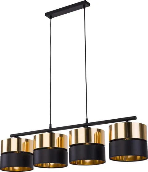 Lampa wisząca HILTON 4342 TK Lighting 4xE27 Metal Czarny