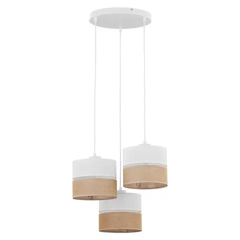 Lampa wisząca LINOBIANCO 6575 TK Lighting 3xE27 Metal Biały