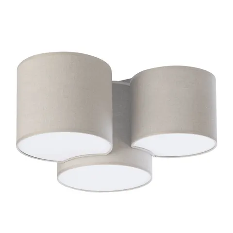 Lampa sufitowa Plafon MONA 6591 TK Lighting 3x15W E27 Szary Metal