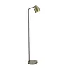 Lampa podłogowa Endon Mayfield 1x10W E27 Stal Mosiądz