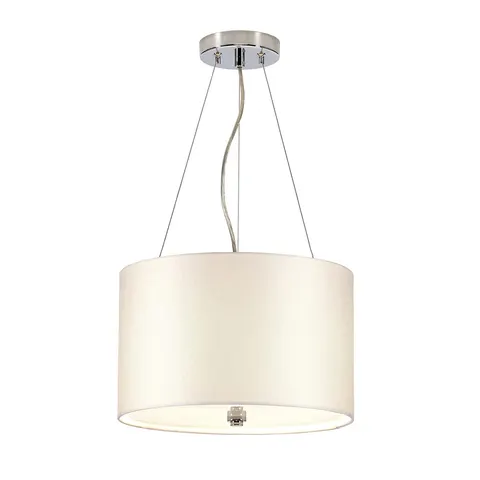 Lampa wisząca Pearce DL-PEARCE14-3LT-IV-PC Elstead Lighting 3xE27 60 W Stal miękka Polerowany chrom