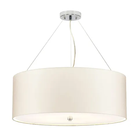 Lampa wisząca Pearce DL-PEARCE26-5LT-IV-PC Elstead Lighting 5xE27 60 W Stal miękka Polerowany chrom