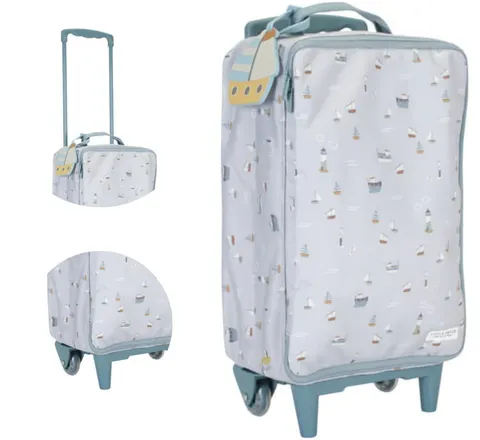 Walizka dziecięca Sailors Bay Blue / Little Dutch
