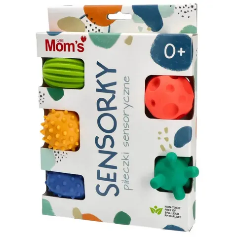 Piłeczki sensoryczne pastelowe 5 szt / Mom's Care
