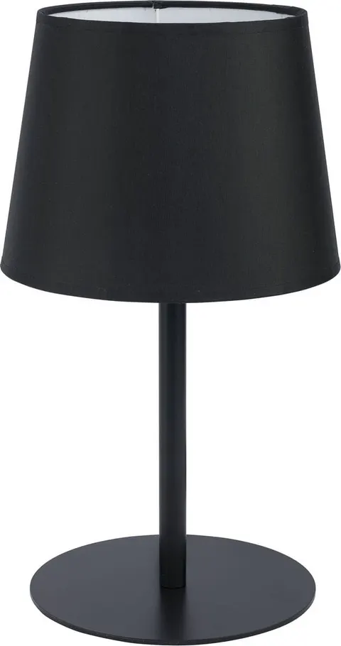 Elegancka, czarna lampka stołowa, nocna 1xE27 do sypialni MAJA - 2936