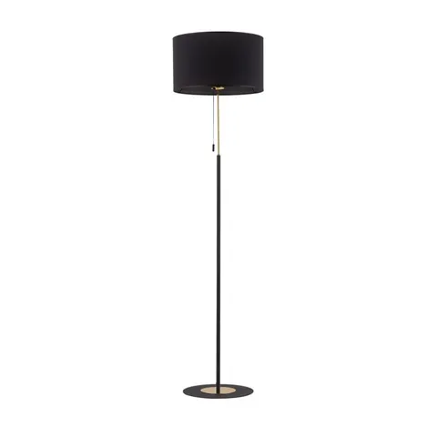 Lampa podłogowa LORD 5153 TK Lighting 1xE27 15W Tkanina Czarny