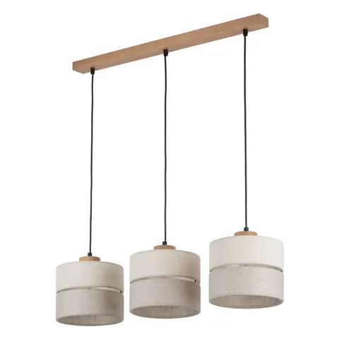 Lampa wisząca ECO 5771 TK Lighting 3xE27 15W Tkanina