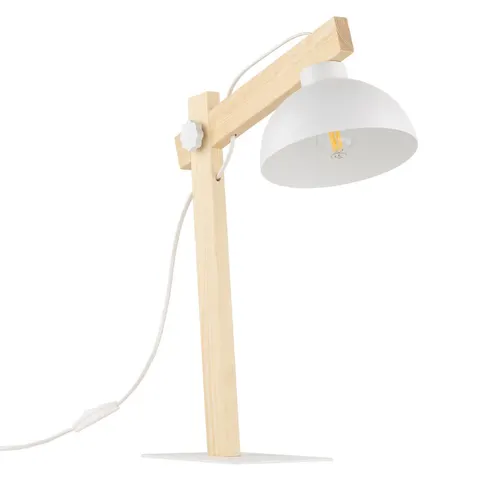 Lampka nocna OSLO 5347 TK Lighting 1xE27 15W Metal Biały