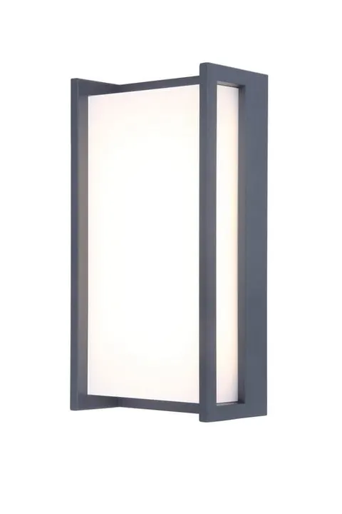 Lutec lampa elewacyjna LED QUBO 18W 1100lm 3000K antracyt IP54 5193001118
