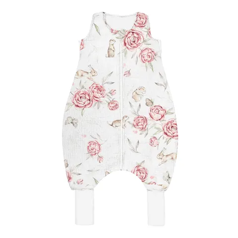 Śpiworek LIGHT 0,5 TOG z nogawkami Peony / BabySteps