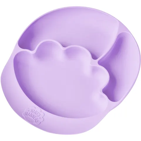 Nana's Manners PURPLE Talerz silikonowy z przyssawką
