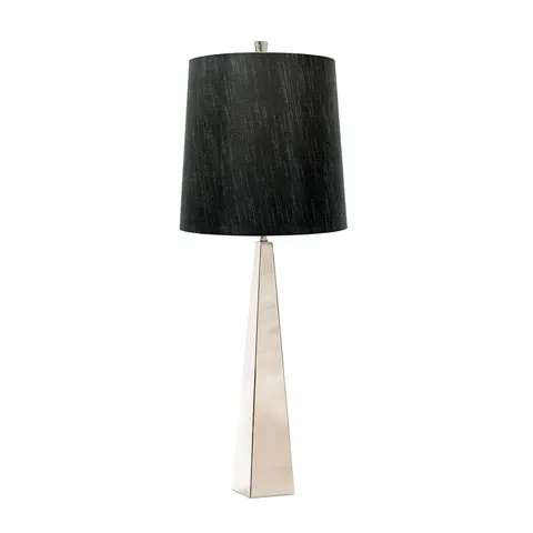 Lampa stołowa Ascent ASCENT-TL-PN-BK Elstead Lighting 1x60 W E27 Polerowany nikiel