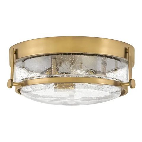 Lampa sufitowa Plafon Harper HK-HARPER-F-HB-CS Elstead Lighting 3x60 W E27 Stary mosiądz