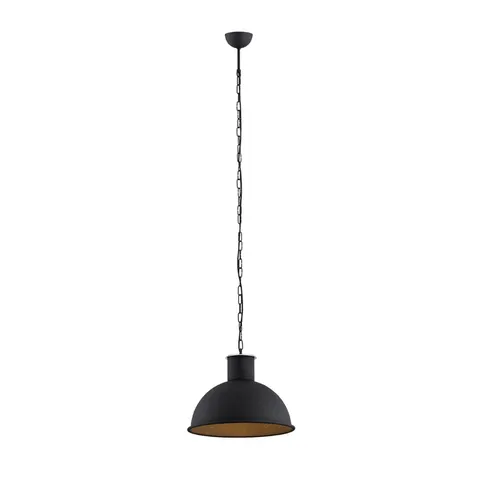 Lampa Wisząca Eufrat 3191 Argon 1xE27 15W Stal Lakierowana, Czarny