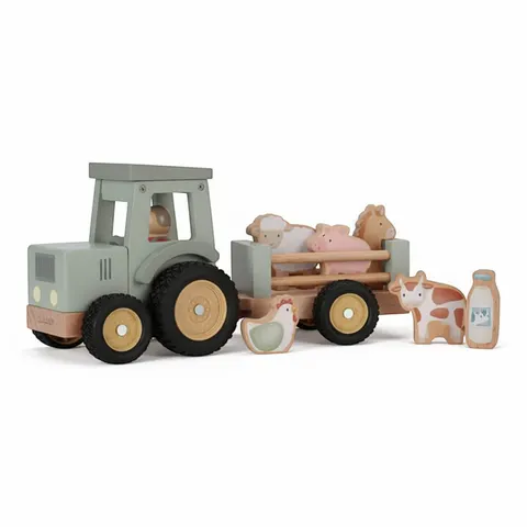 Traktor z przyczepą Little Farm FSC Little Dutch