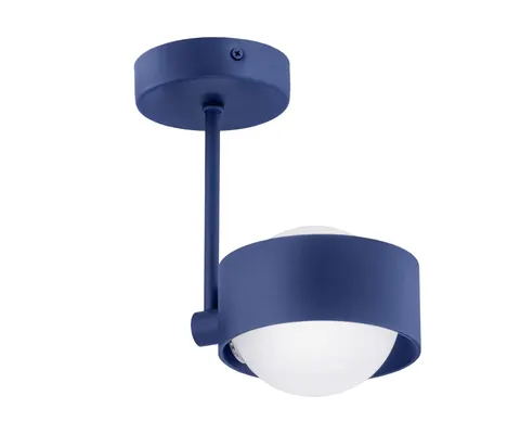 Lampa Wisząca Massimo Plus 8062 Argon 1xG9 6WLED Szkło/ Stal Lakierowana, Opal Mat/ Granat