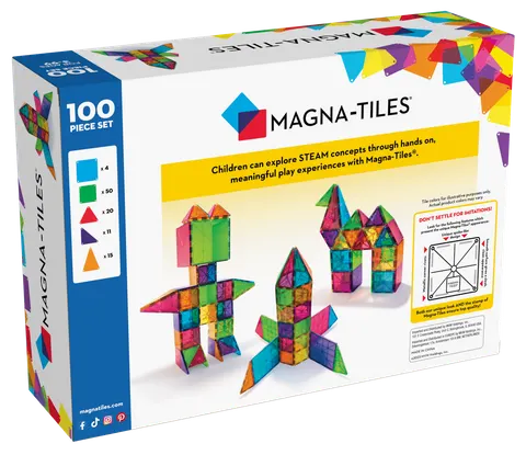 Klocki Magnetyczne Classic 100 el. MAGNA-TILES