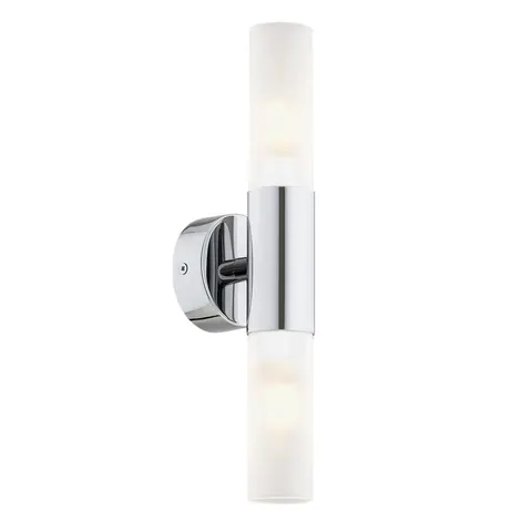 Lampa ścienna Kinkiet Taylor 7204 Argon 2xE27 15W Szkło/ Stal Chromowana, Opal/ Chrom