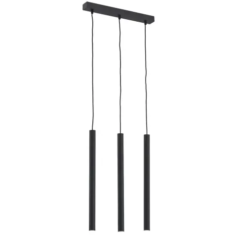 Lampa Wisząca Etna Plus 6179 Argon 3xG9 6W Stal Lakierowana, Czarny