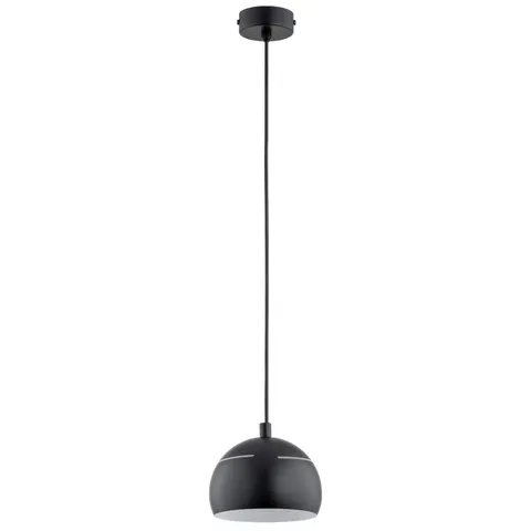 Lampa wisząca Plus 61168 Alfa 1xE14 LED Metal Czarny + Biały