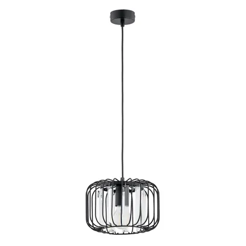 Lampa wisząca Lexa 61258 Alfa 1xE27 LED Metal Czarny