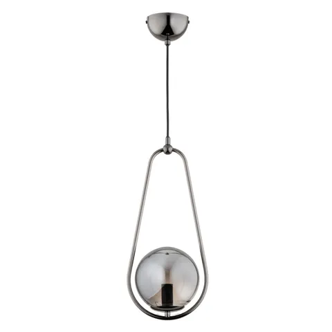 Lampa wisząca Elipsa 61248 Alfa 1xE14 LED Metal Czarny Chrom