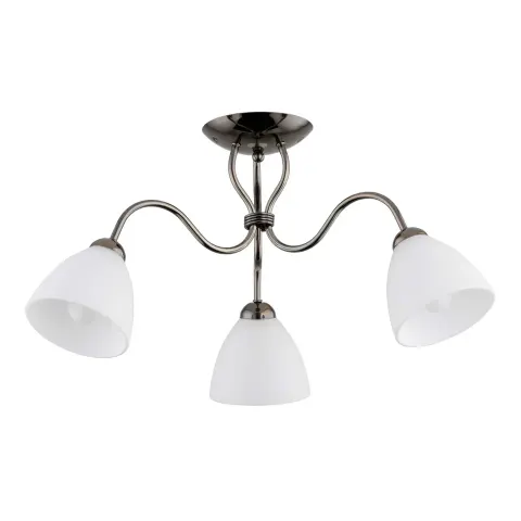 Lampa sufitowa Ariel 62363 Alfa 3xE27 LED Metal Czarny Chrom
