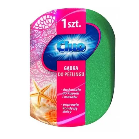 CLUO Gąbka kąpielowa do peelingu 1 szt