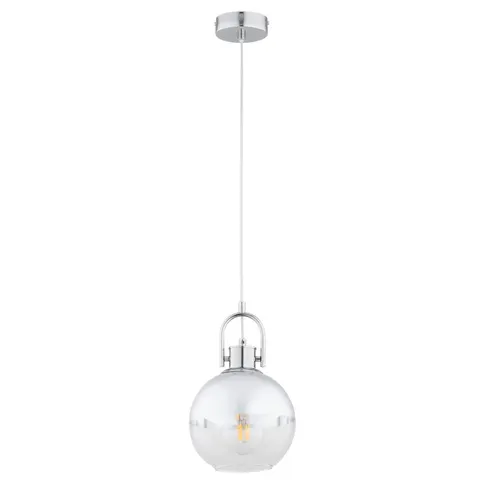 Lampa wisząca Derol 61427 Alfa 1xE27 LED Metal Chrom