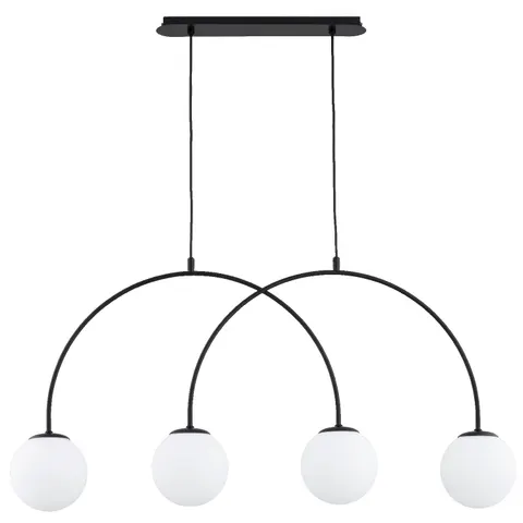 Lampa wisząca Bendo 63301 Alfa 4xE14 LED Metal Czarny