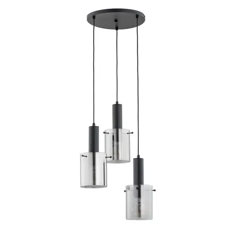 Lampa wisząca Celia 62414 Alfa 3xE27 LED Metal Czarny
