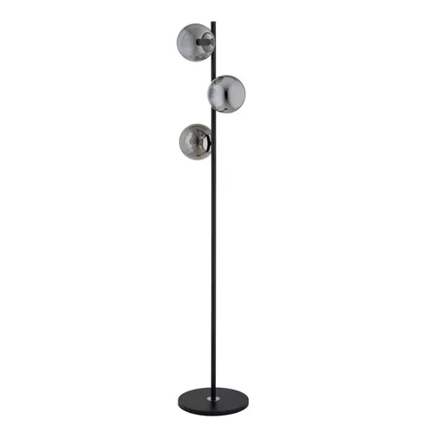 Lampa stojąca podłogowa 9290 Alfa 3xE14 LED Metal Czarny - Chrom
