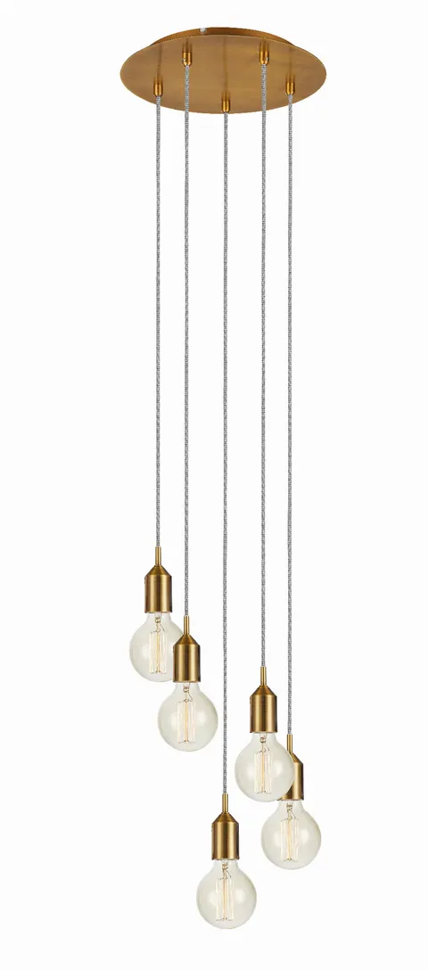 Lampa wisząca Bronx 108100 Markslojd E27 60W Metal Brąz