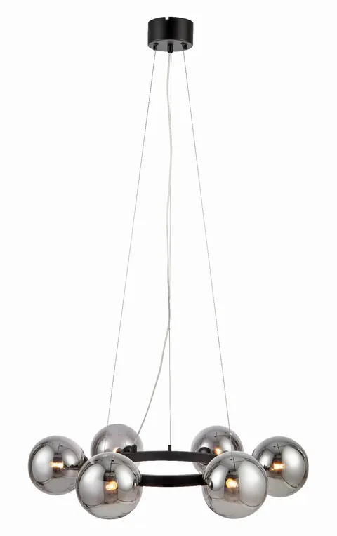 Lampa wisząca Circle 108051 Markslojd 6xG9 20W Metal Czarny