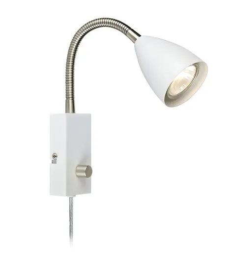 Lampka ścienna Ciro Flex 107410 Markslojd GU10 7W Metal Biały