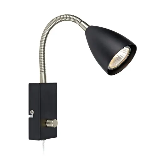 Lampka ścienna Ciro Flex 107409 Markslojd GU10 7W Metal Czarny