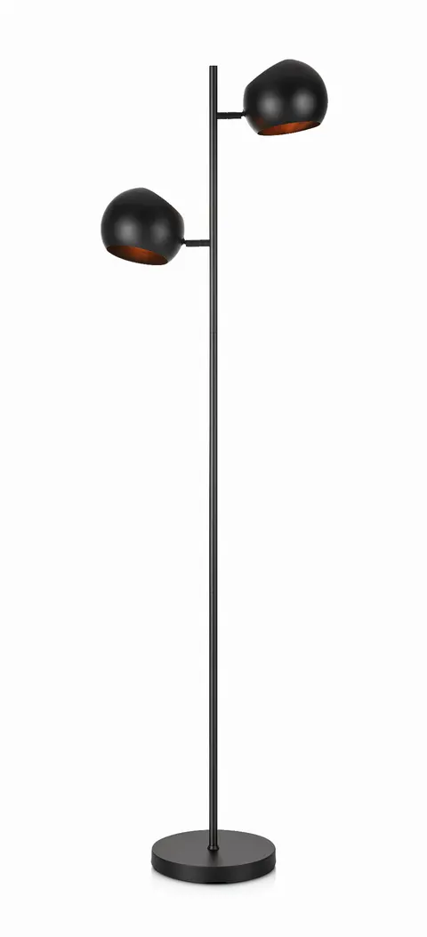 Lampa stojąca podłogowa Edgar 107741 Markslojd 2xE14 40W Metal Czarny