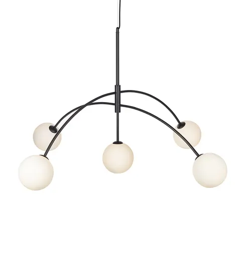 Lampa wisząca Heaven 107560 Markslojd 5xG9 18W Czarny Biały