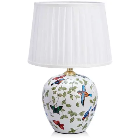 Lampa stojąca stołowa Mansion 107040 Markslojd 1xE27 60W MULTICOLOR Biały