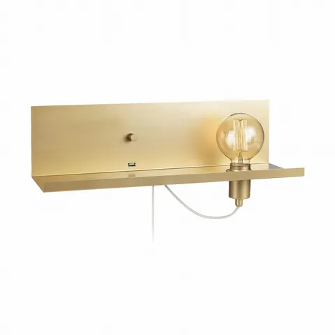 Lampa ścienna 107791 Markslojd 1xE27 60W Złoty