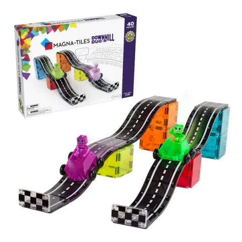 Klocki Magnetyczne MAGNA-TILES Downhill Duo 40 el