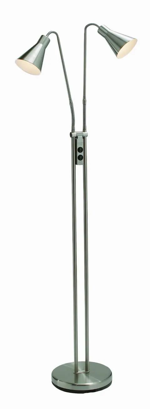 Lampa stojąca podłogowa Odense 102241 Markslojd 2xE14 40W Szary